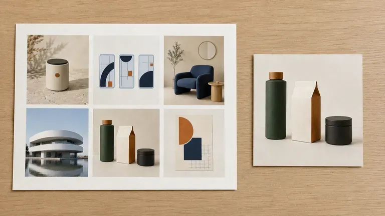 A freelancer's portfolio page beside a proof card from a recent project