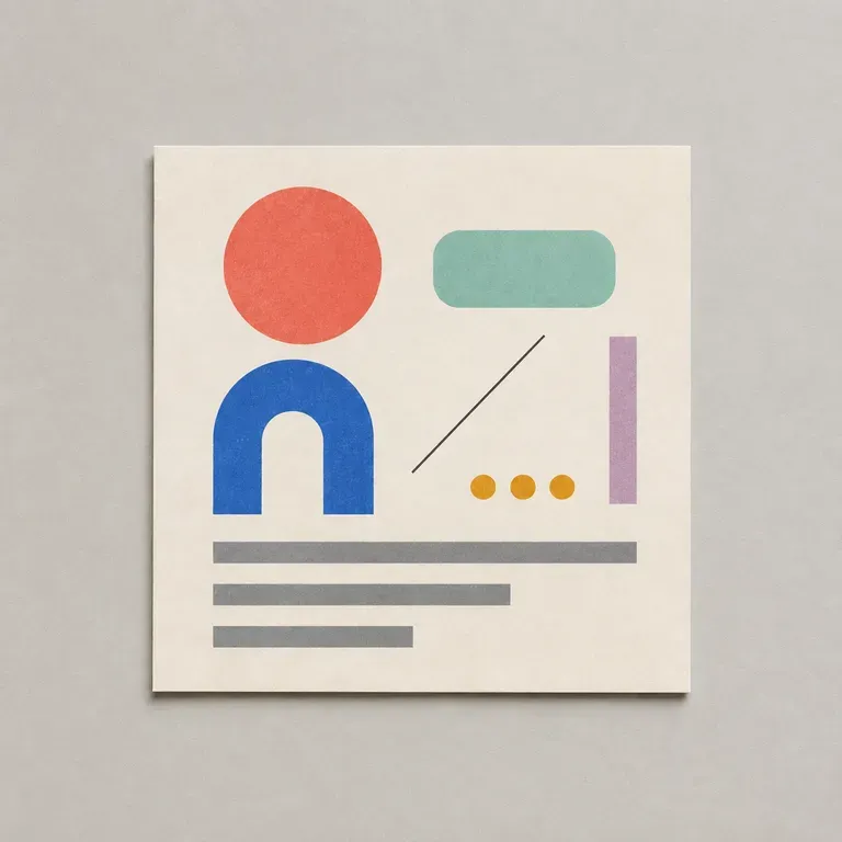 A close-up of a social or marketing style abstract render